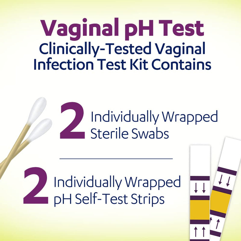 [Australia] - AZO Vaginal pH Test Kit, Clinically-Tested Vaginal Infection Test Kit, Fast & Accurate Results, from The #1 Most Trusted Brand, 2 Self-Tests 
