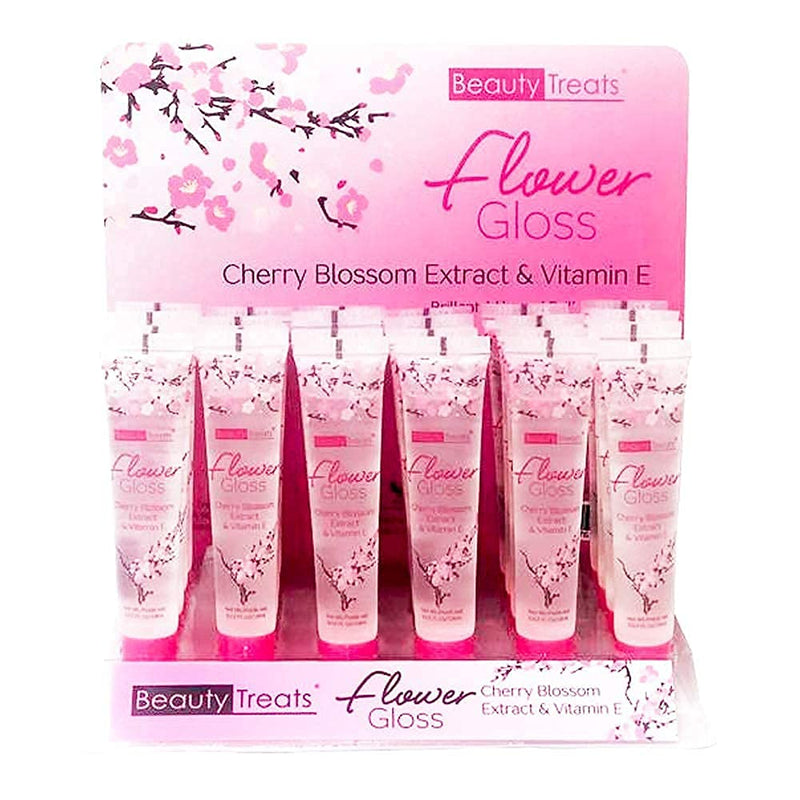 [Australia] - Flower Gloss Cherry Blossom Scented Lip Gloss Infused with Cherry Blossom Extracts and Vitamin-E, .63oz 