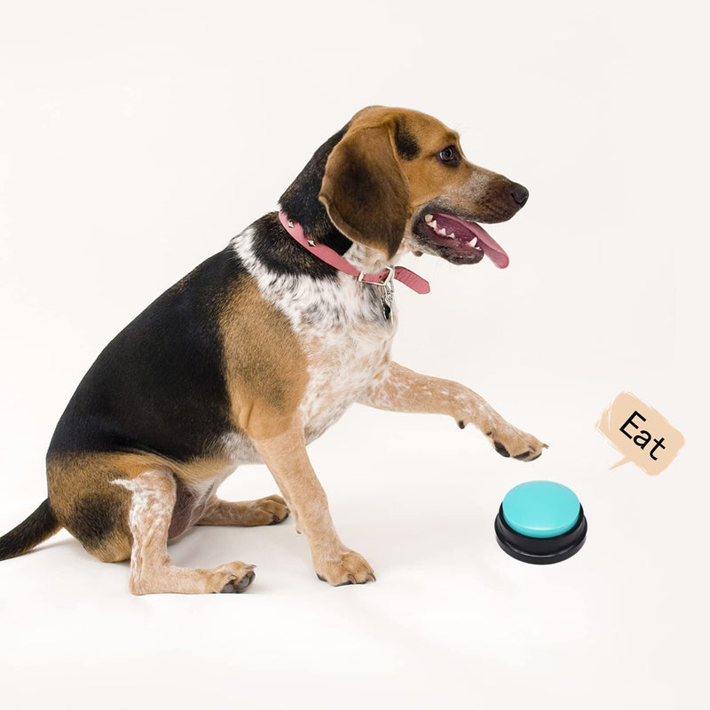 [Australia] - Voice Recording Button, Dog Buttons for Communication Pet Training Buzzer, 20 Second Record & Playback, Funny Gift for Study Office Home, 6 Packs 
