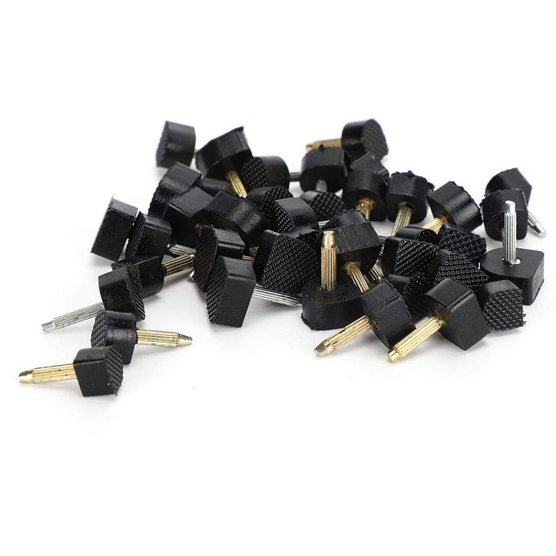 [Australia] - Atyhao 40Pcs High Heel Replacement Tip, High Heel Tip Cap Replacement Repair Wear-Resistant High Heel Shoe Repair Tip Repair Heel Caps Kit 