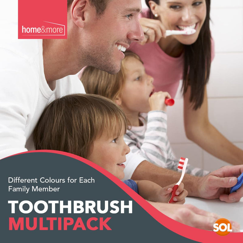 [Australia] - 8pk Manual Toothbrush Multipack | Firm Toothbrush for Adults Toothbrushes Multipack, Family Toothbrush Pack | Toothbrush Manual | Tooth Brush | Tooth Brushes | Bulk Toothbrushes | Teeth Brushes 