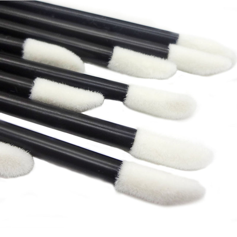 [Australia] - GoWorth 200Pcs/Set Disposable Lip Brushes Make Up Brush Lipstick Lip Gloss Wands Applicator Tool Makeup Beauty Tool Kits 