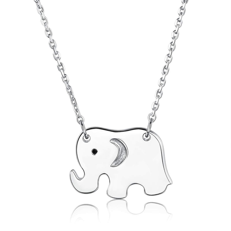 [Australia] - Good Luck Necklace - 925 Sterling Silver Elephant Pendant Necklace Christmas Day Jewelry Birthday Gift for Girls and Women 