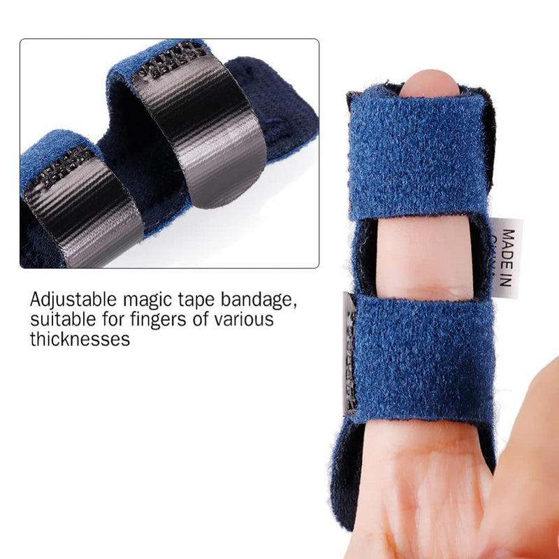 [Australia] - Finger Support Splint Adjustable Trigger Finger Thumb Splint Hand Finger Brace Tape for Straighten Curved Finger Brace Finger Stabilize 