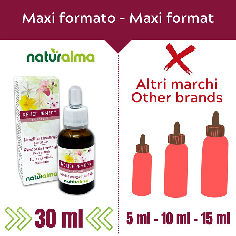 [Australia] - Sweet Chestnut (Castanea Sativa) Naturalma Bach Flowers | No. 30 | Drops 30 ml | Alcohol-Free Liquid Extract | Flower essences | Vegan and Without Alcohol 