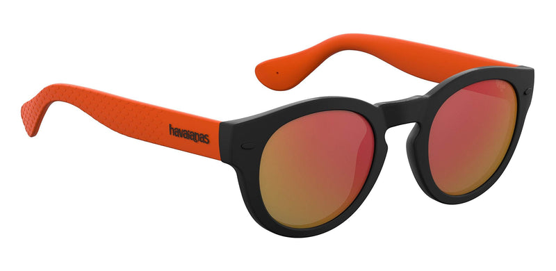 [Australia] - Havaianas Trancoso/M Sunglasses 49 Black Orange/Grey 