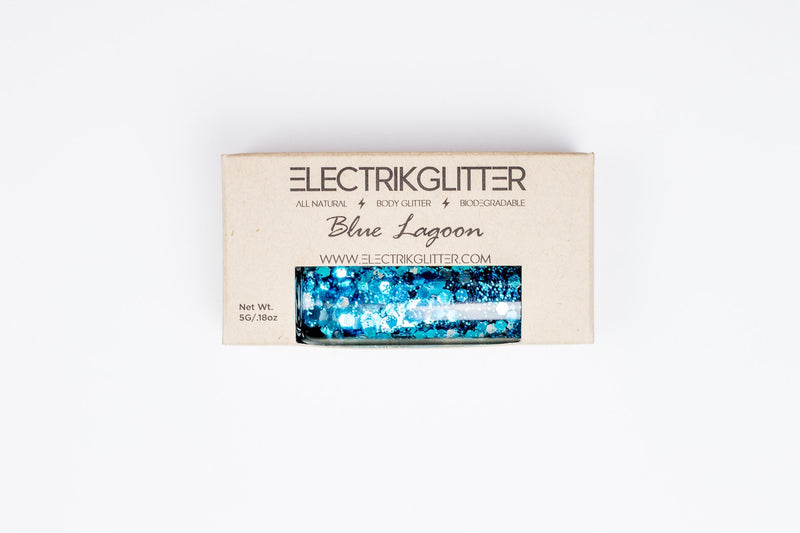 [Australia] - Eco Friendly Biodegradable Body Glitter for Hair Glitter, Nail Glitter, Face Eyeshadow glitter, Rave accessories, Holographic glitter makeup (Blue Glitter) Blue 