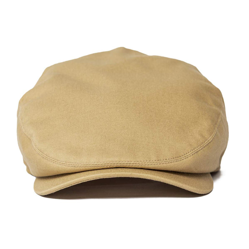 [Australia] - BOTVELA Men Ivy Cap Twill Cotton Newsboy Flat Hat Khaki 7 7/8 