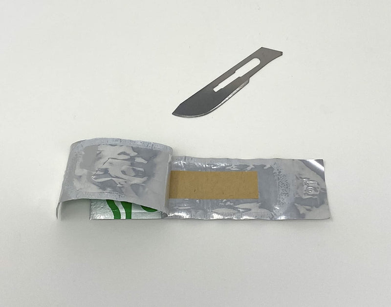 [Australia] - Disposable Surgical Scalpel Blades Sterile High Grade Carbon Steel 2.1% 10xx Individually Foil Wrapped by P&P MEDICAL SURGICAL Size 21 Box of 100 