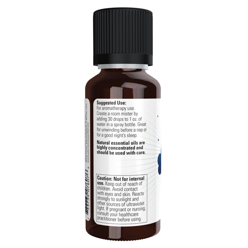 [Australia] - NOW Essential Oils, Peaceful Sleep Oil Blend, Relaxing Aromatherapy Scent, Blend of Pure Essential Oils, Vegan, Child Resistant Cap, 1-Ounce 1 Fl Oz (Pack of 1) 