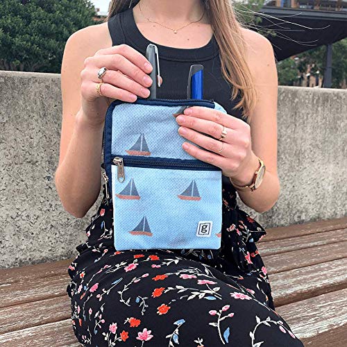 [Australia] - Glucology XXL Zip Pouch | Glucology Cooler Bags for 5 pens | Glucology Insulin Pen Cooler Pouch - Portable, Reusable Insulated Cooling Pack - Boats 