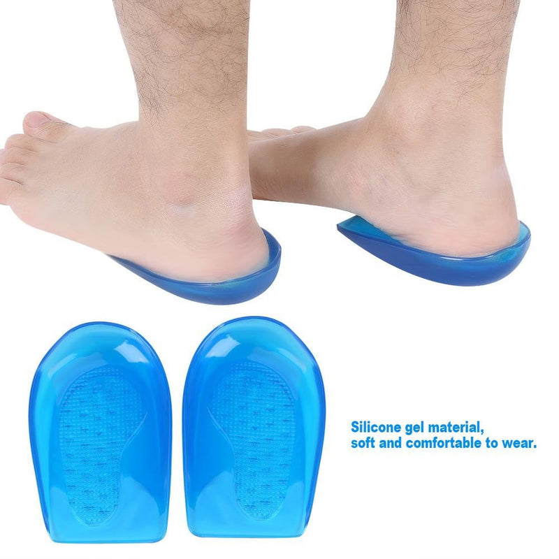 [Australia] - 1 Pair O/X Leg Correction Insoles Foot Alignment Silicone Gel Foot Orthotic Arch Support Shoes Insert Pads Heel Cup for Foot Correction L41-46 