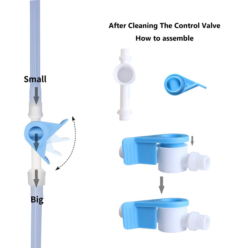 [Australia] - Topquafocus Large Enema Bucket Kit Anti-backflow Enema Kit for Men Women Colon Cleansing Detox Enemas 11oz Capacity 5 Tips Enema Kit…… 