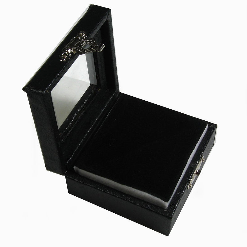 [Australia] - GOLbox A TOP Glass Gemstone GEM Display Box Size 5.5x5x2.5 cm (2.2X1.9x1 INCH) Coin Diamond Jewelry 