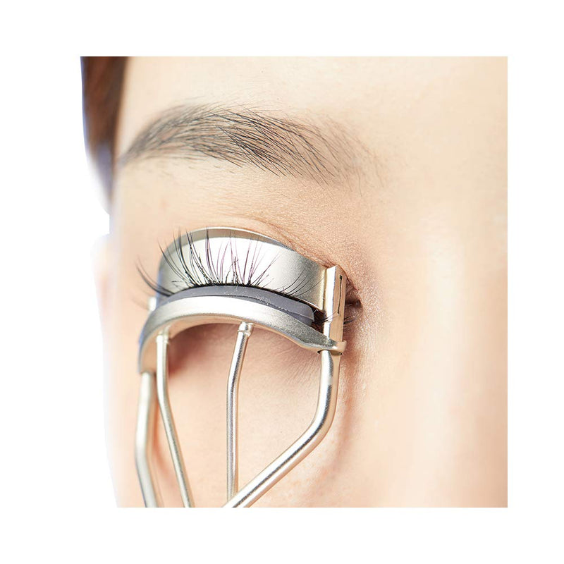 [Australia] - Eyelash Curler, Premium Lash Curler for Perfect Lashes, Fit All Eye Shape Curved Lash Curler,Natural and Long Lasting Eyelash Curler for Women Makeup Gift Silvery, NK-MS001 