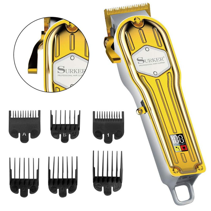 [Australia] - SURKER Hair Clippers for Men Trimmer for Men Hair Trimmer Beard Trimmer Barber Hair Cut Grooming Kit Machine Professional Rechargeable Cordless Quiet 