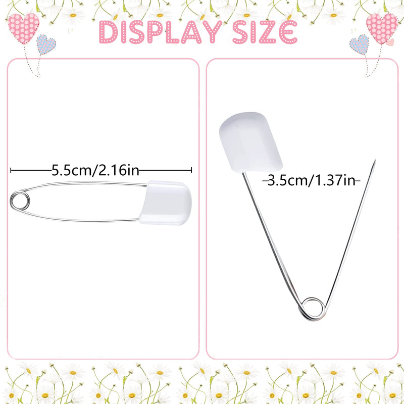 [Australia] - 16 Pcs Large Baby Safety Pins Child Proof Safety Pins for Fabric Diapers, Garment Repair Baby Safety Pins Secure Clips for Fastening Baby Clothes Diaper Napkins 