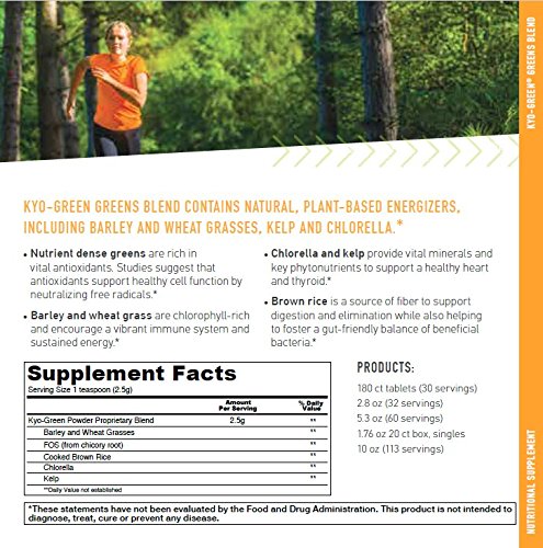 [Australia] - Kyo-Green Green Blends Energy Powered Drink Mix, 10 Ounce Bottle 10 Ounce (Pack of 1) 
