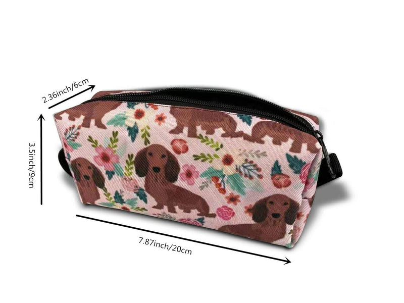 [Australia] - French Bulldog Pattern Makeup Bag Adorable Travel Cosmetic Pouch Toiletry Organizer Case Gift for Women French Bulldog Pattern 