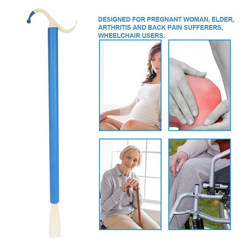 [Australia] - Dressing Stick, Long Handle Dressing Stick with Shoe Horn and Sock Removal Tool, Dressing Aids for Shoes, Socks, Shirts, and Pants,Independent Living Aid 