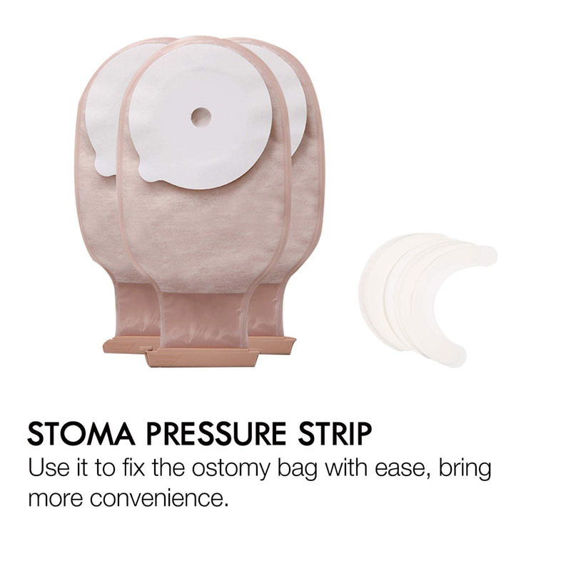 [Australia] - FOMIYES Coloplast Barrier Strips 20pcs Anti- Leak Stoma Skin Barrier, Fixing Strips Stoma- Pressure Sensitive Tape Ostomy Pressure Tape Sticker, 5.50X3.14in 