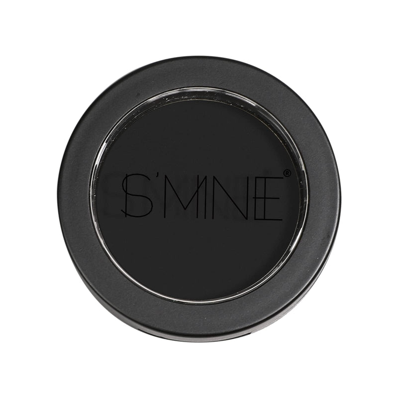 [Australia] - ISMINE Single Black Matte Eyeshadow Powder Palette High Pigment, Longwear, Intense Color Best Black Eyeshadow 