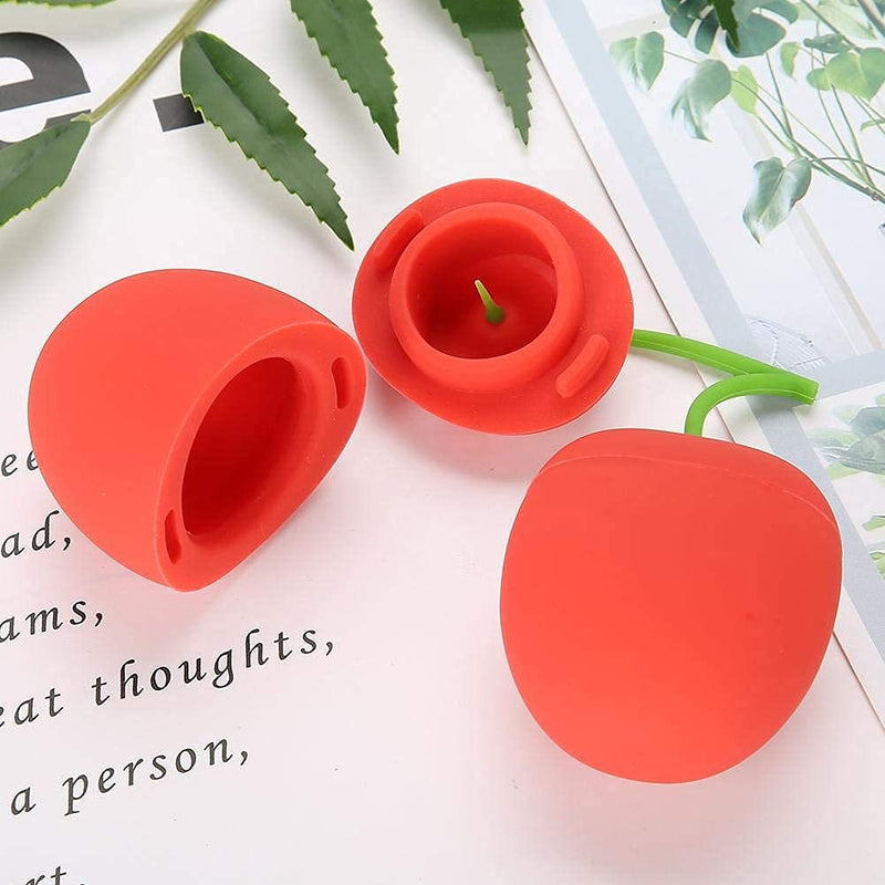 [Australia] - Women Lip Plumper Device, Acogedor Portable Lip Enhancer Plumper Tool, Women Sexy Mouth Beauty Tool Cherry-Shaped Silicone Lips Beauty Tool 