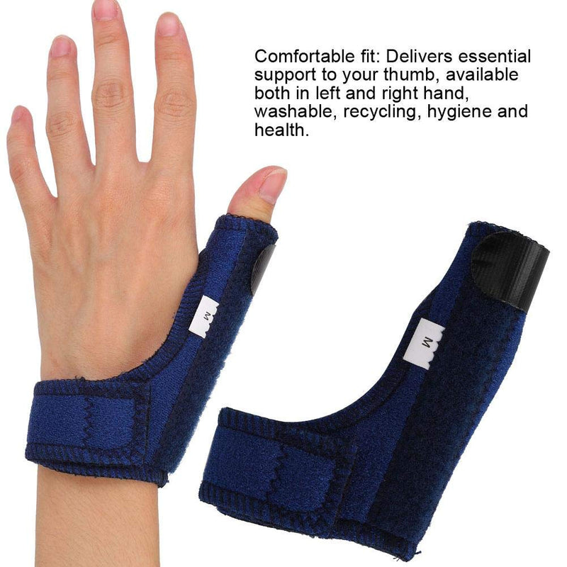 [Australia] - Breathable Thumb Stabilizer Support Brace, Thumb Spica Splint, for Easing Pain Fixing Thumb Knuckle(M) M 