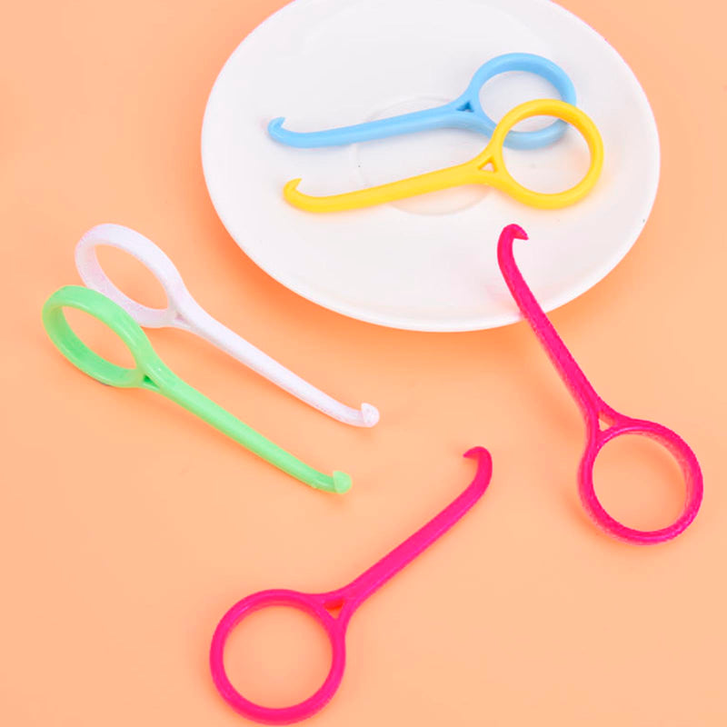 [Australia] - AWAVM 10PCS Dental Braces Removal Hook, Retainer Removal Tool, Invisible Braces Extractor, Braces Remover (Pink, Blue, Yellow, White, Green) 