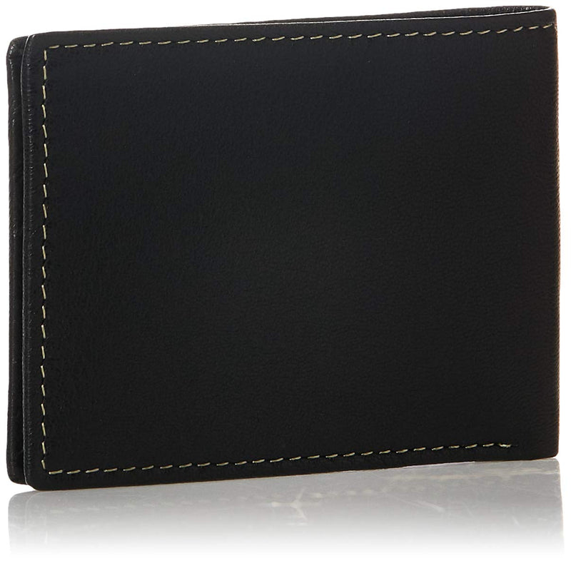 [Australia] - Timberland Men's Blix Slimfold Leather Wallet One Size Black 