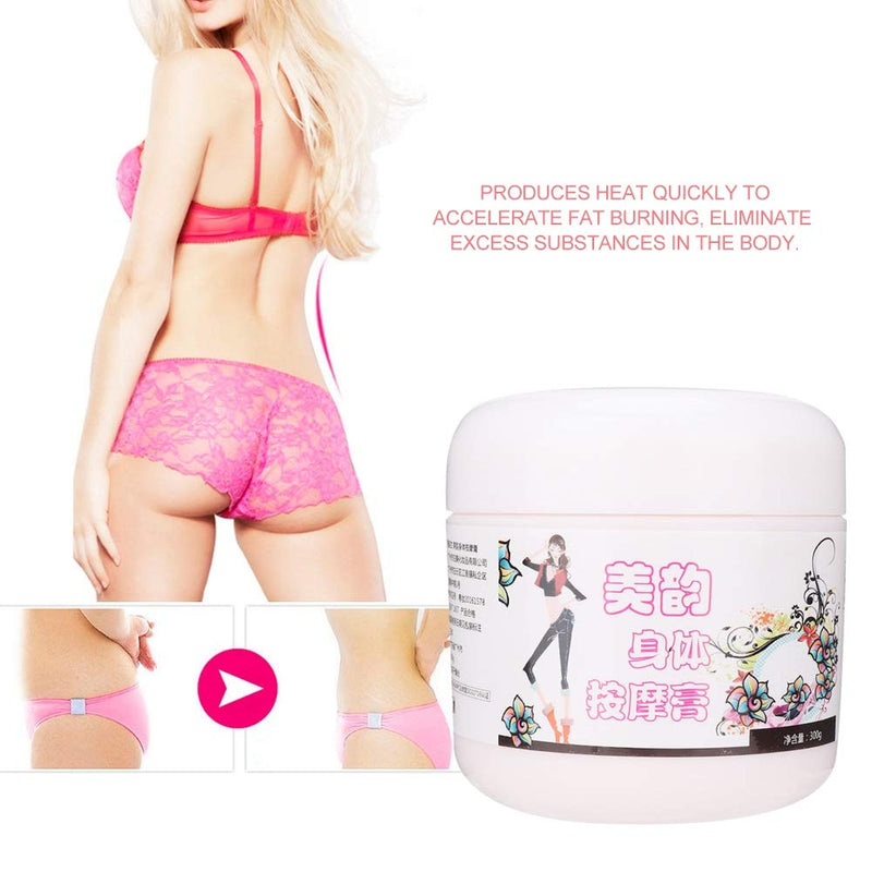 [Australia] - 300g Body Slimming Cream, Fast Slimming Powerful Fats Removal Massage Cream for Abdominal Waist Arm Thigh, Natural Anti-Cellulite Cream 