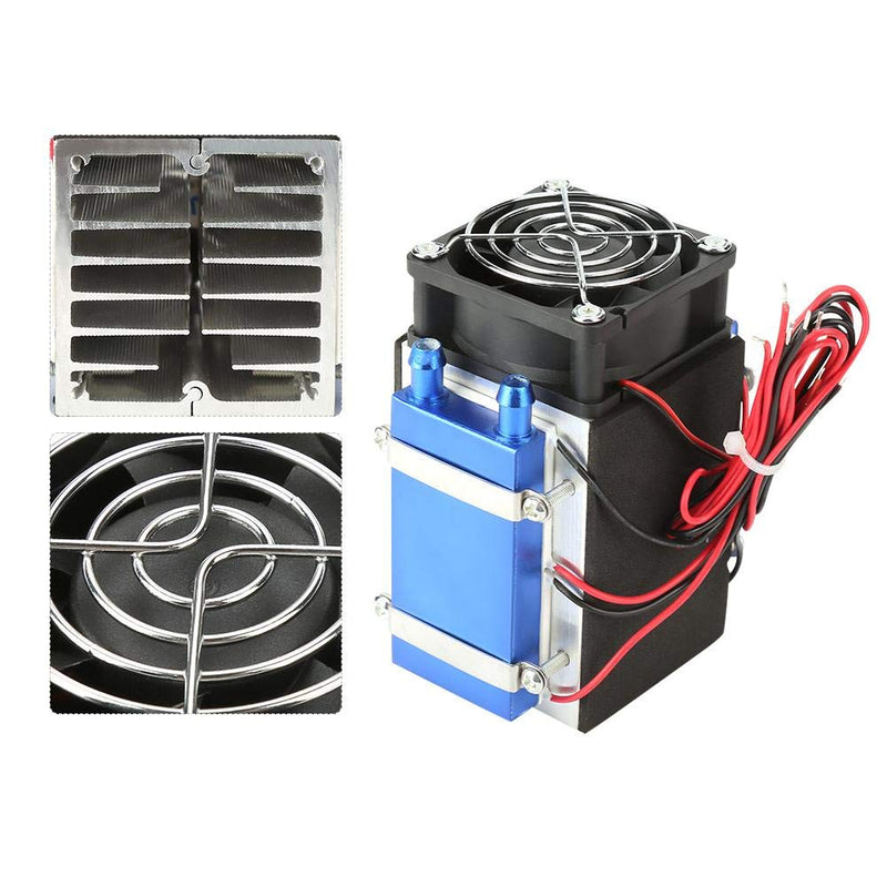 [Australia] - Semiconductor Cooler DC 12V 4/6 Chip Semiconductor Refrigeration Machine Cooler DIY Radiator Air Cooling Device(DC 12V 4 Chip) DC 12V 4 Chip 