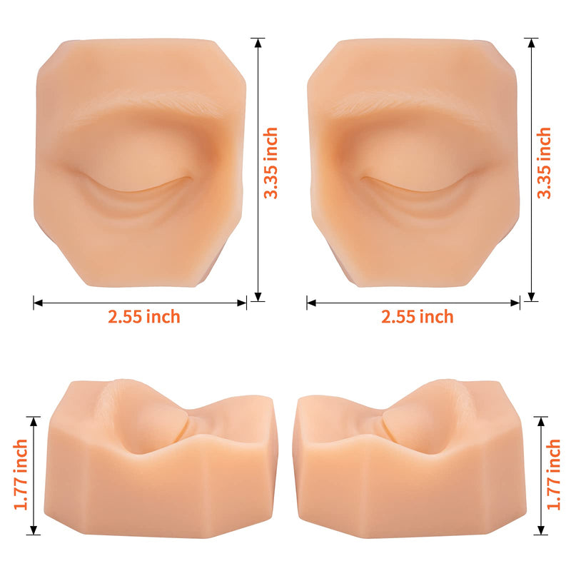 [Australia] - Ultrassist Soft Silicone Eye Model for Practicing Piercing, Suture, Silicone Flexible Model for Education Display, Rubber Right Eye for Teaching Instructions 