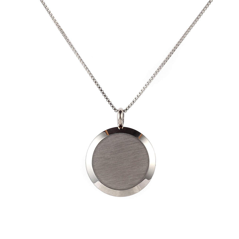 [Australia] - Tree of Life Pendant Aromatherapy Essential Oil Diffuser Stainless Steel Locket Pendant Necklace 5 Felt Pads 