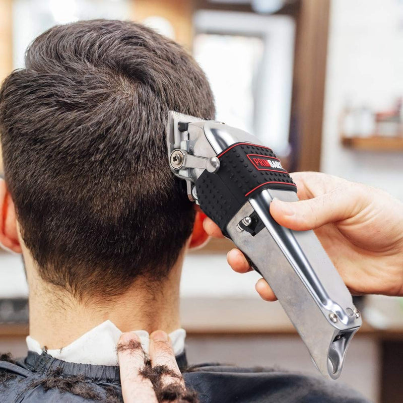 [Australia] - Professional Barber Clipper Grip 5 pcs, Non Slip Barber Clipper bands, Heat Resistance Barber sleeve for Hair clipper, Barber Hair Clipper Holder tools (Black) Black 