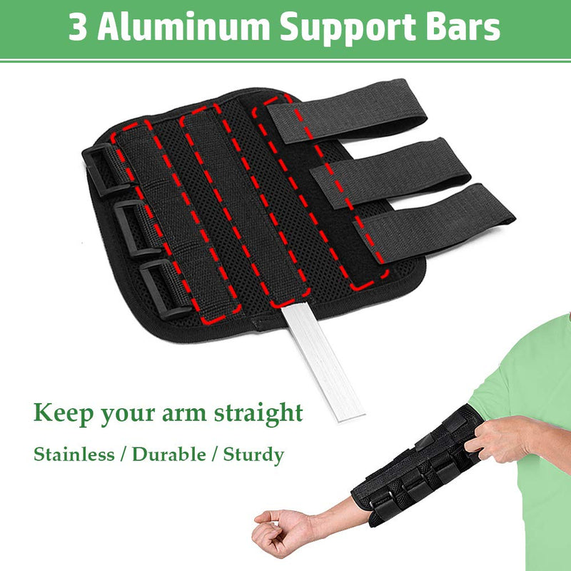 [Australia] - Elbow Splint Cubital Tunnel Brace Ulnar Berve Arm Immobilizer Pediatric Child Elbow Support for Tendonitis Radial Nerve Splint Night Brace Sleeping Elbow Stabilizer Arm Restraints (Small) Small 