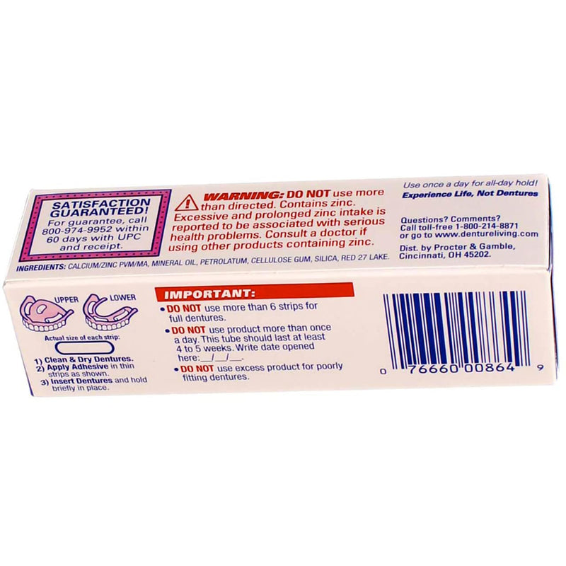 [Australia] - Fixodent Fixodent Denture Adhesive Cream Original, Original 1.4 Oz 