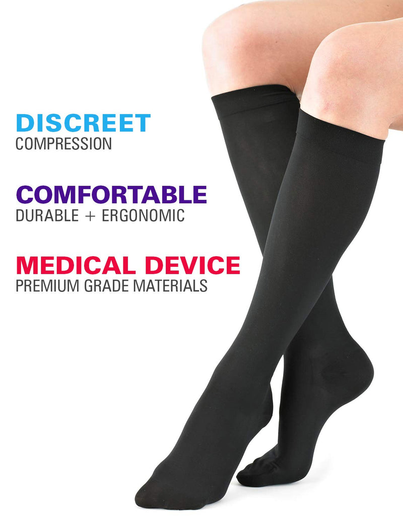 [Australia] - Neo G Travel Socks - for Mild Varicose Veins, Long Flights, Improving Circulation, Tired, Aching Legs, Everyday Comfort - Graduated Compression - Class 1 Medical Device - Small - Beige SMALL: 28 - 33 CM // 11 - 13 IN 
