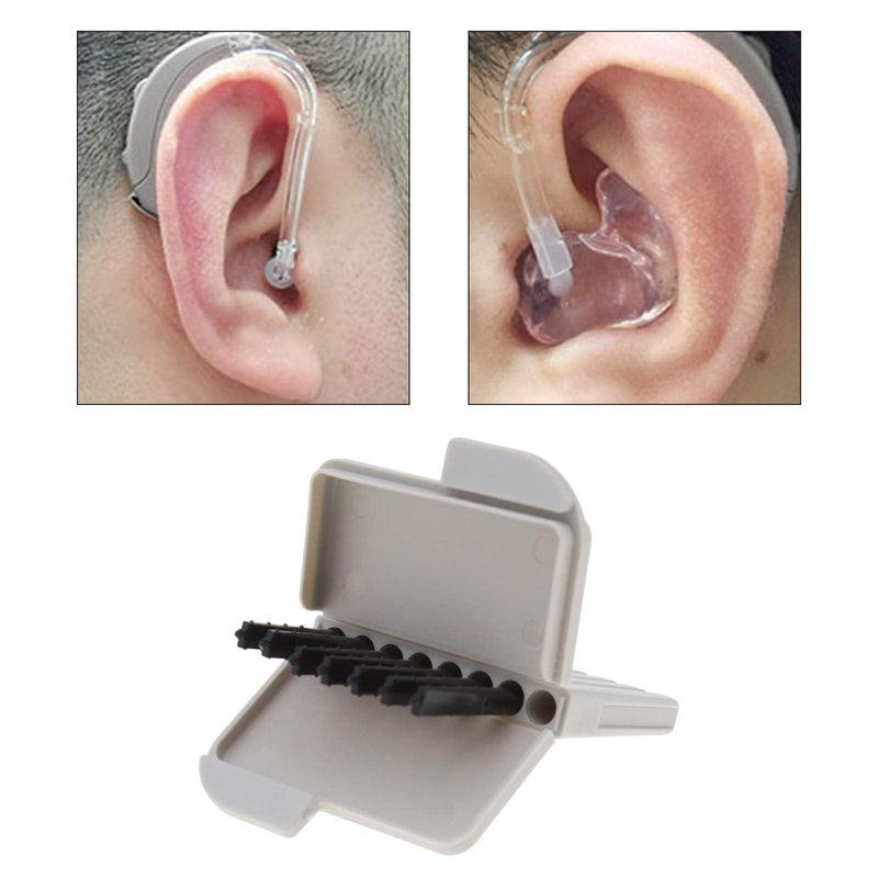 [Australia] - Hearing Aid Wax Guards Filter Accessory Kit with Grey Container Box Compatible with Widex Compatible with Phonak Compatible with Unitron 
