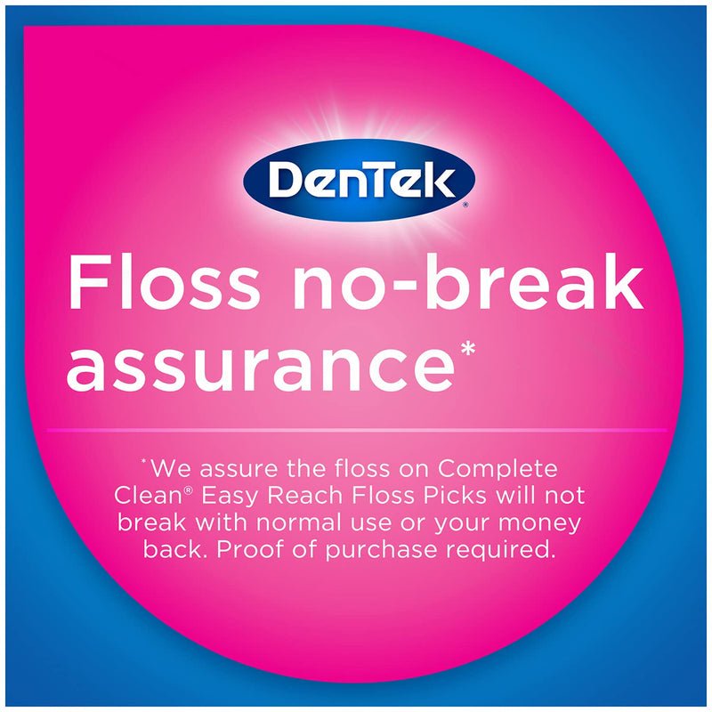 [Australia] - Dentek Floss Picks Complete Clean Back Teeth 75 Count (2 Pack) 75 Count (Pack of 2) 