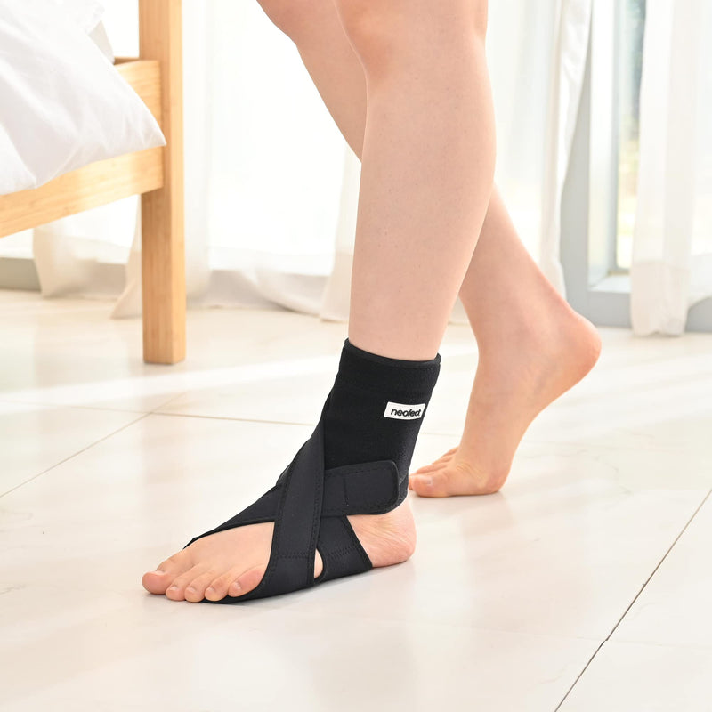 [Australia] - NEOFECT Drop Foot Brace - Breathable Neoprene, Foot Drop, Adjustable Ankle Brace, Achilles Tendonitis, Plantar Fasciitis, Stroke, TBI, ALS, MS, Bone Fracture, AFO, ASO (Left) LEFT 