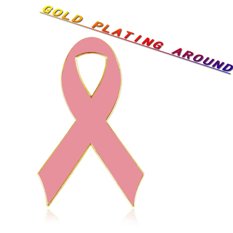 [Australia] - rhungift Official Ribbon pins Breast Cancer Awareness Lapel Pin Pink Pins 10Pack 