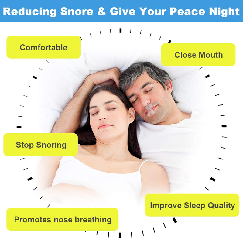 [Australia] - Sleep Strips 90 Pcs-Anti Snoring Devices, Advanced Gentle Mouth Tape for Better Nose Breathing, Less Mouth Breathing, Improved Nighttime Sleeping and Snoring Relief, Sleep Tape for Relief Snoring 90 PCS Sleep Strips 