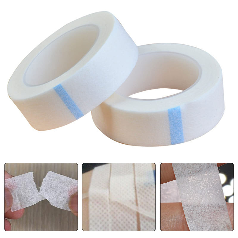 [Australia] - 2 Rolls Micropore Surgical Tape, Microporous Tape 1.25cm X 9.1m First Aid Medical Tape Earring Cover Up Tape (White) 2Pcs-1.25cm*9.1m 