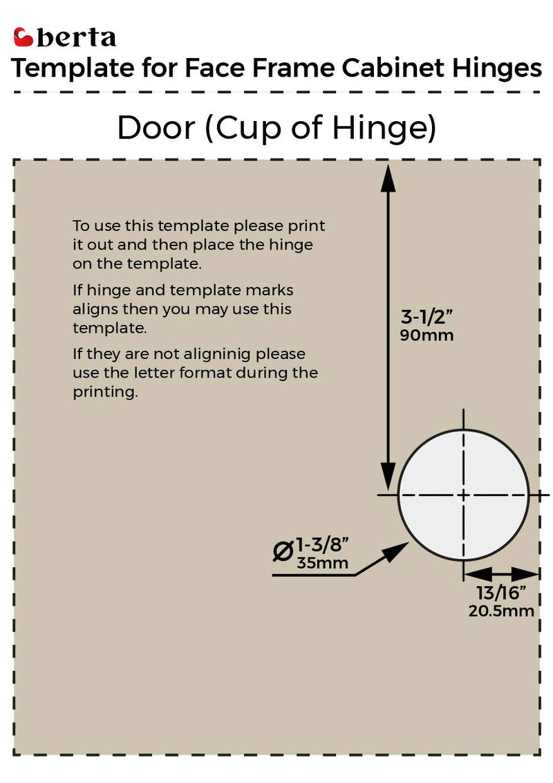 [Australia] - Berta (2 Pieces) 1/2 inch Overlay Face Frame Soft Closing Hinges, 105 Degree 6-Ways 3-Cam Adjustment Concealed Kitchen Cabinet Door Hinges with Screws 2 Pieces 