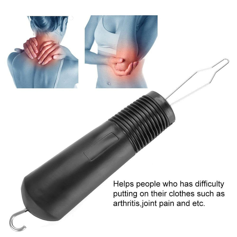 [Australia] - Button Hook Helper Delaman Clothes Zipper Hook Helper Button Puller Dressing Aid Assist Device Arthritis Joint Pain Patients Home Accessories 