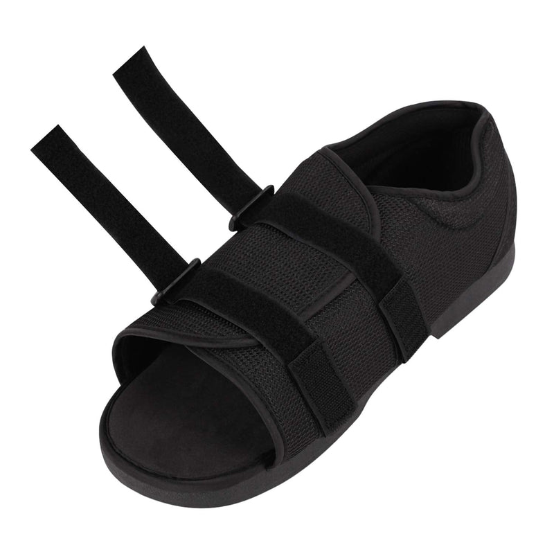 [Australia] - Post-op Shoe Plaster Cast Shoe Open Toe After Surgical Bandage Walking Protection Orthopedics Trauma Recovery Foot Walker Cast Cover Shoe X-Large Black 