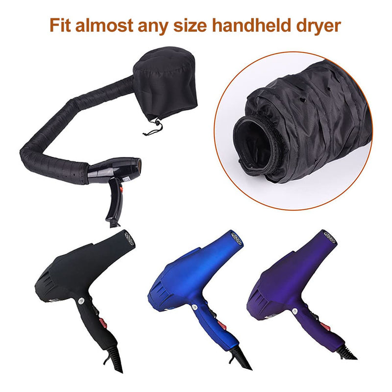 [Australia] - Bonnet Hood Hair Dryer,CHENKEE 2 Pcs Adjustable Hair Dryer Hood Bonnet Hand Held Hair Dryer Cap Bonnet Stretchable and Extended Hose Length Hair Drying Bonnet with Storage Bag for Hair Care Styling 