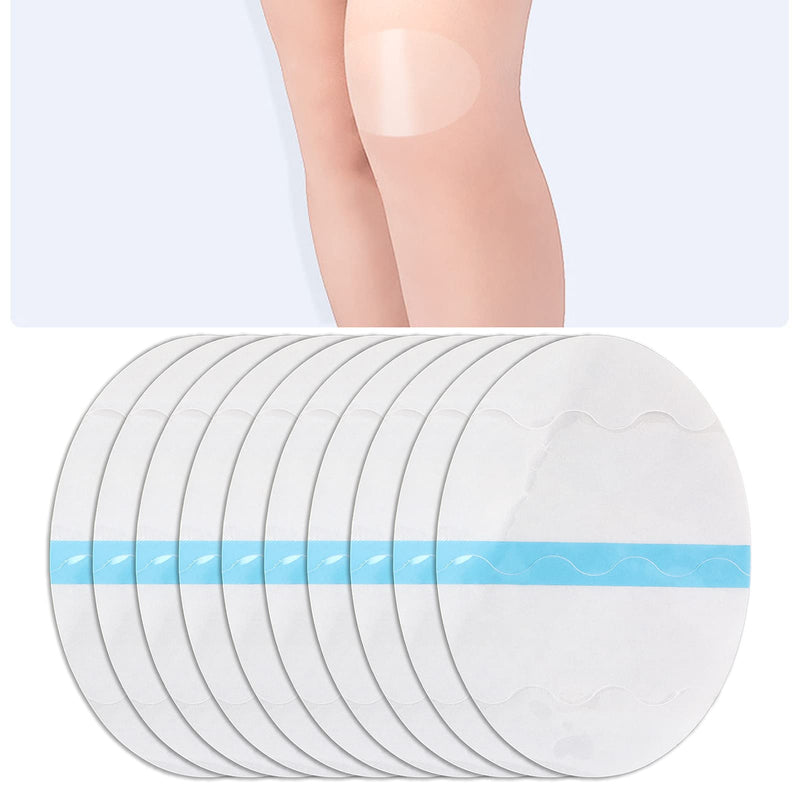 [Australia] - 10pcs Thigh Anti Friction Pads, Thigh Inner Anti Chafing Sticker Paste, Self Adhesive Disposable Ultra Thin Invisible Knee Calf Anti Chafe Pads 