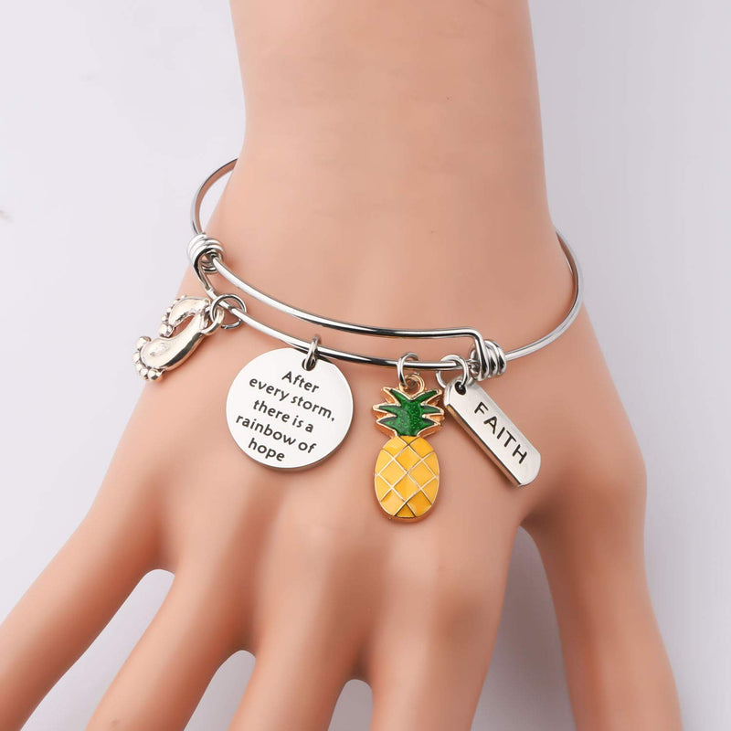 [Australia] - SEIRAA IVF Infertility Bracelet After Every Storm There is a Rainbow of Hope Bracelet Infertility Mom Jewelry IVF Encouragement Gift for Her IVF bracelet 